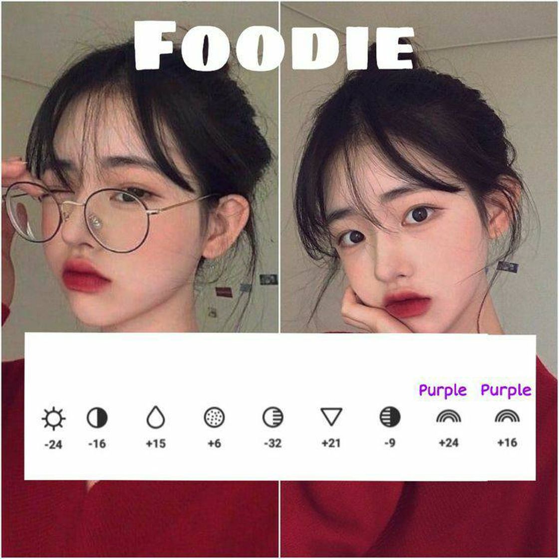 Fashion filter foodie