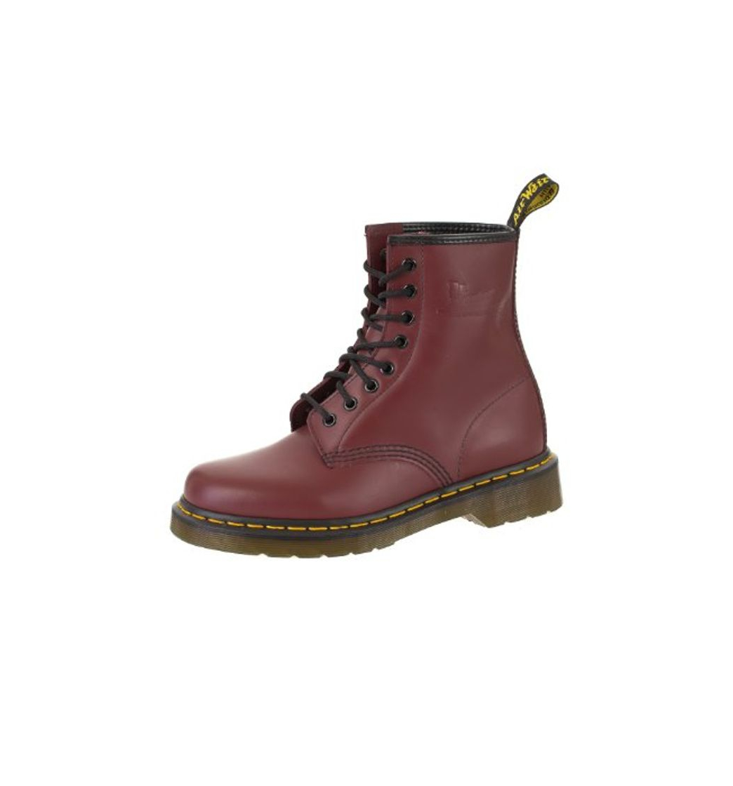 Dr. Martens 1460 Smooth, Botas Militares Unisex Adulto, Rojo