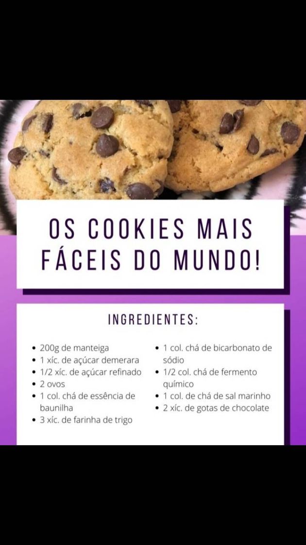 Fashion Receita de cookies