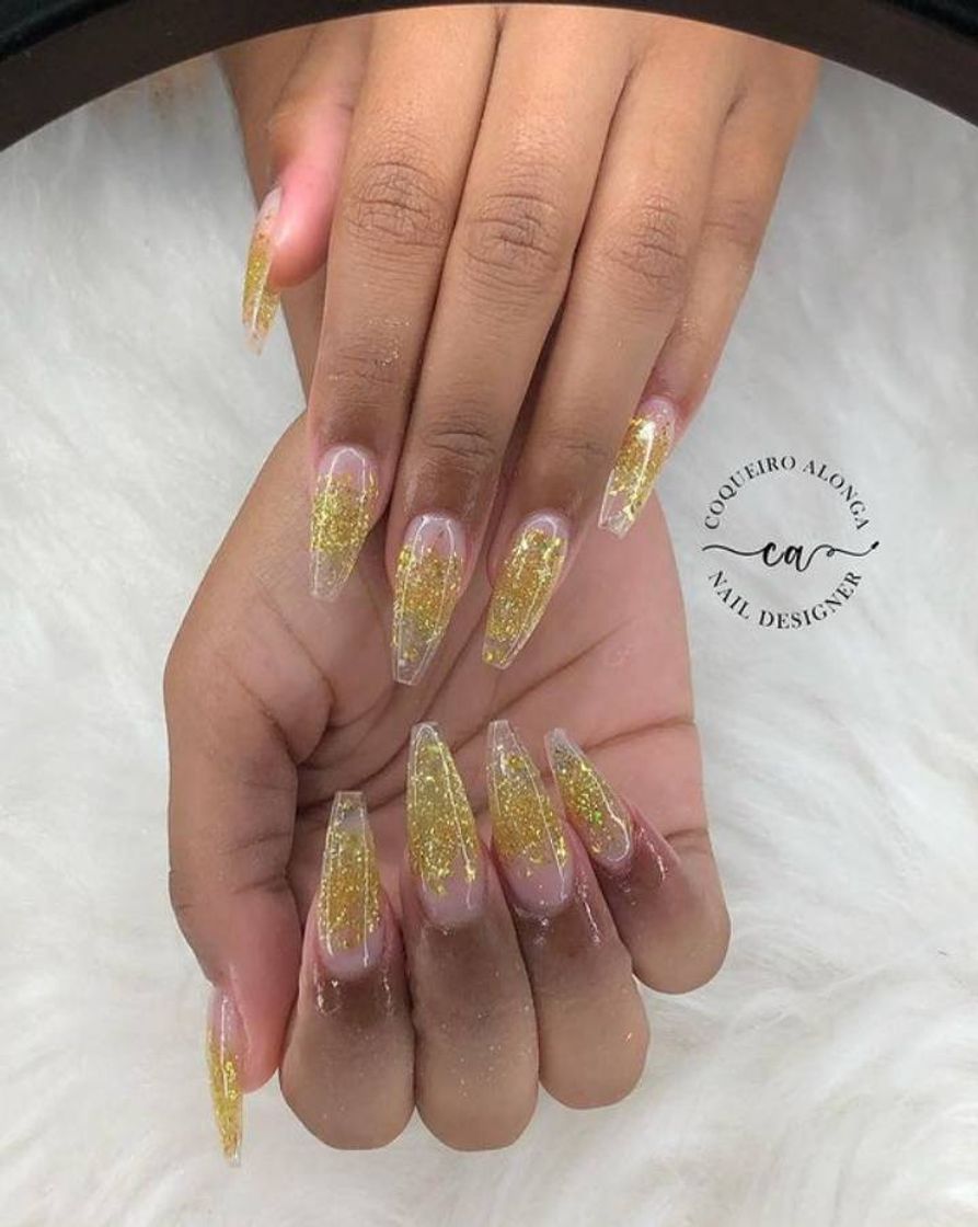 Fashion golden decoration nail