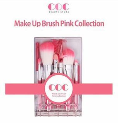 [CORINGCO] Takeout Brush Kit Make Up Brush Pink Collection