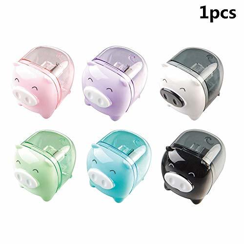 Product Stockton 1 UNIDS Sacapuntas Creativo 1 Hoyos Cute Pig Pattern y Kawaii