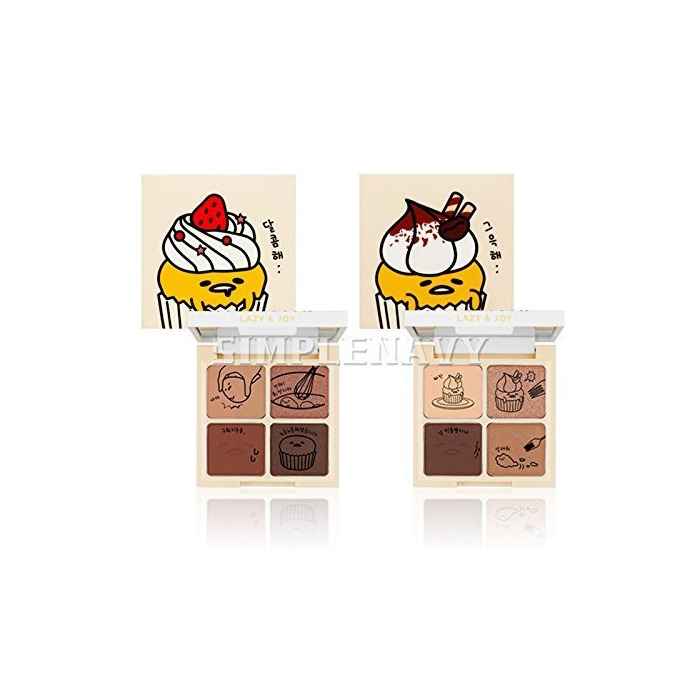 Belleza [Holika Holika] Lazy & Joy Gudetama Cupcake Eye Paltte Shadow 6g