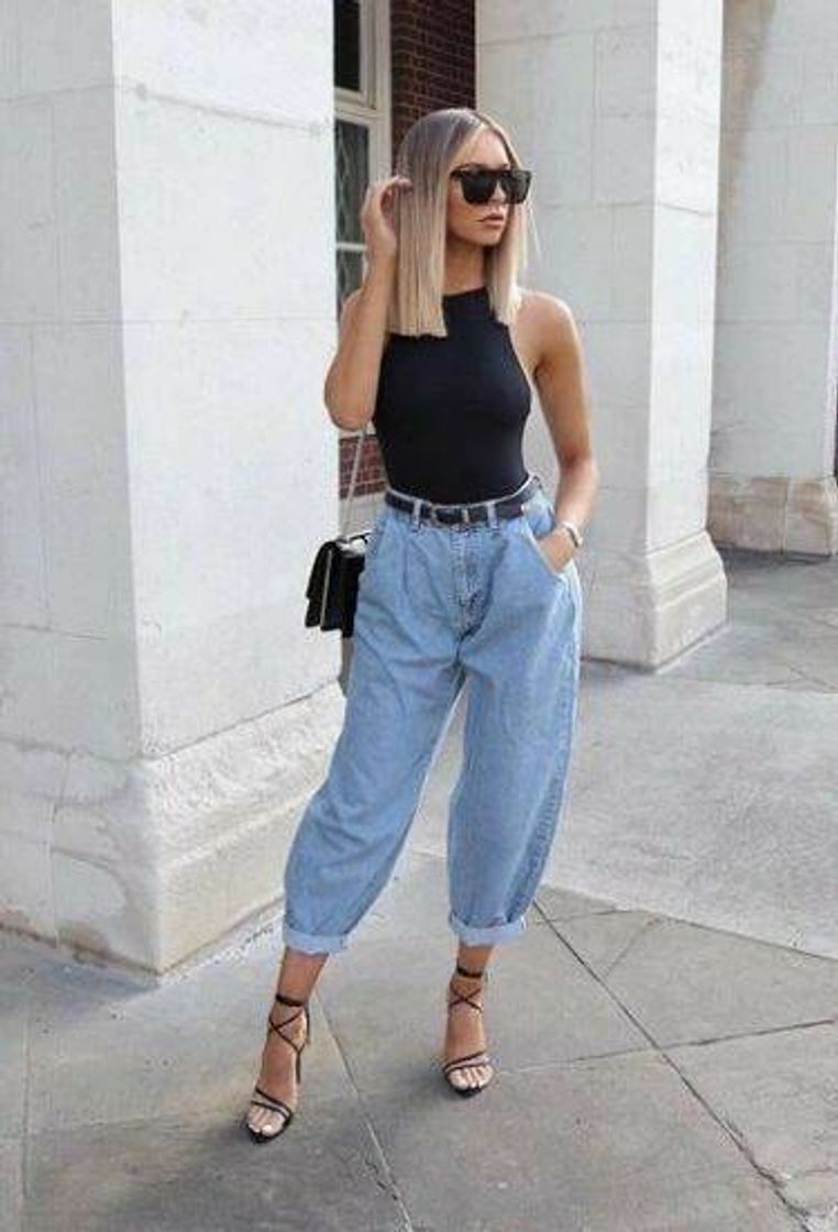 Fashion Calça Slouchy jeans 👖