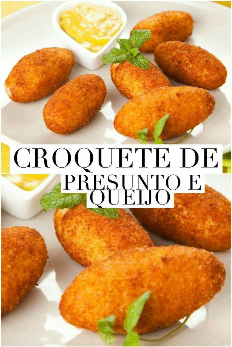 Moda Croquete de presunto e queijo.