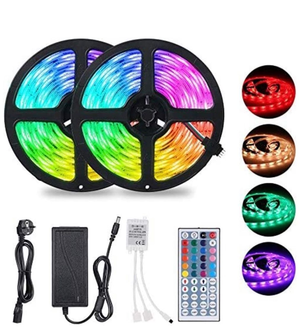 Moda 10M Tiras LED RGB 5050,Tomshine 300 LEDs Tiras LED de Luces 