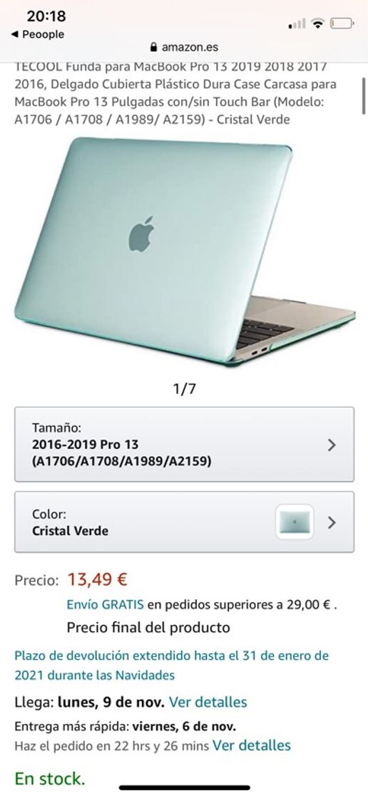 Moda Funda macbook 