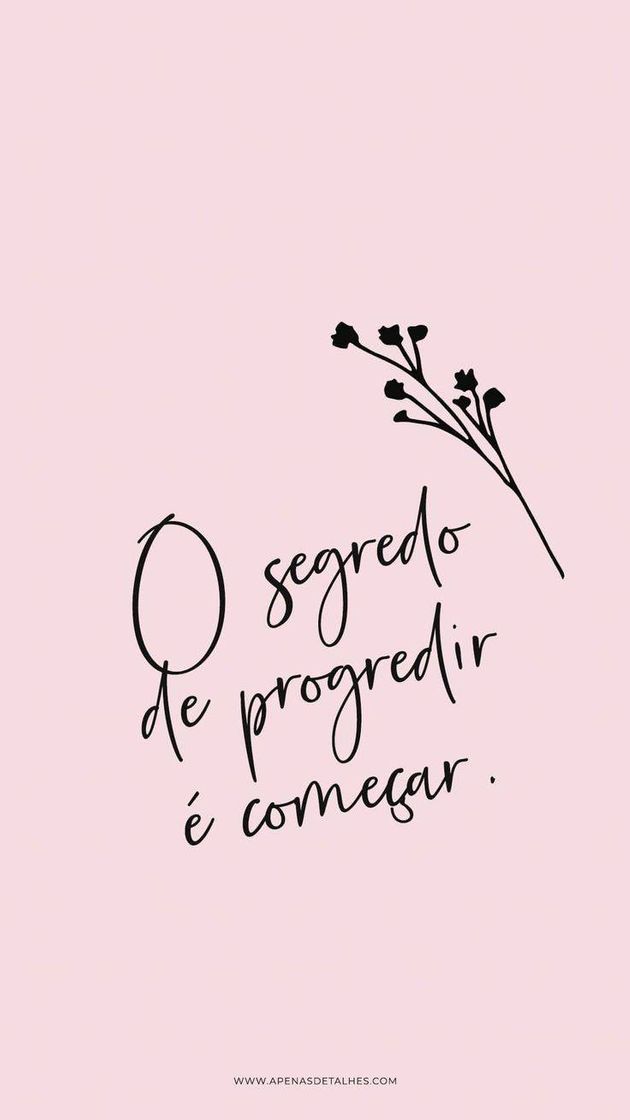 Fashion Frase de motivação ❤