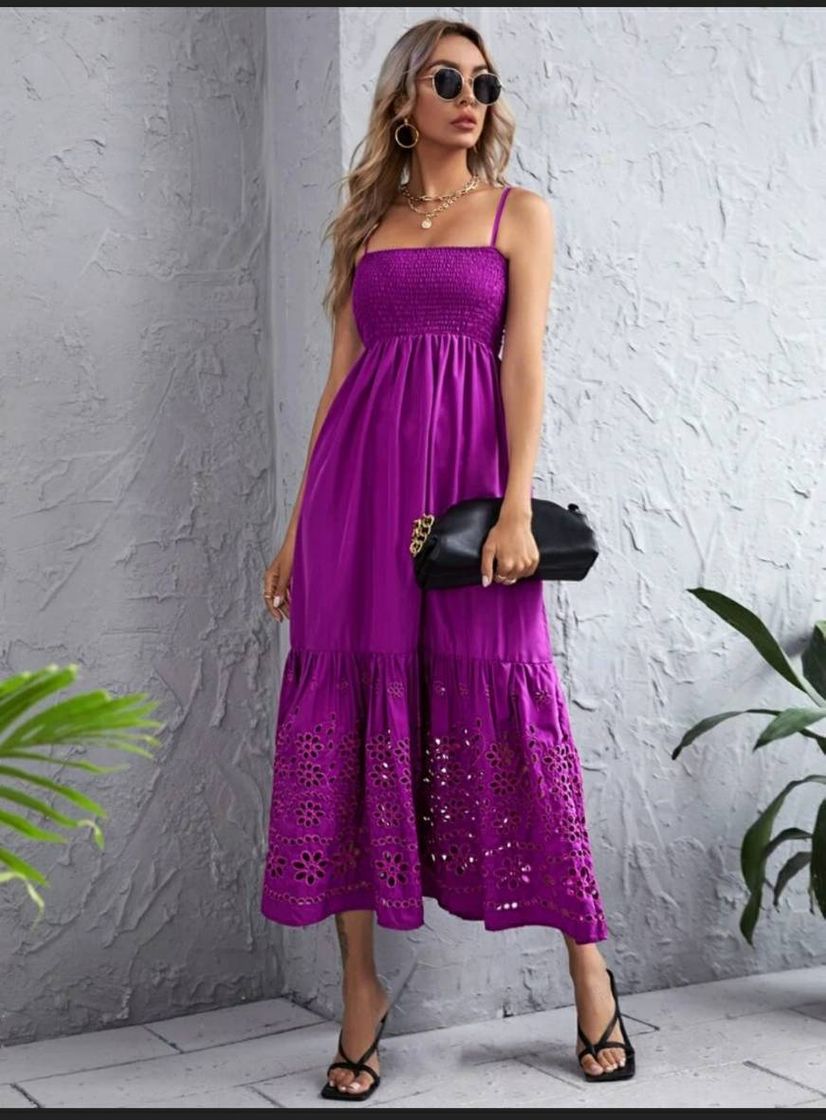 Fashion Bainha De Ruffle Simples Boho Vestido

