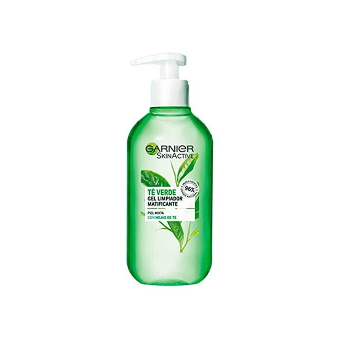 Belleza Garnier Skin Active Gel Limpiador con Hoja de Té Verde