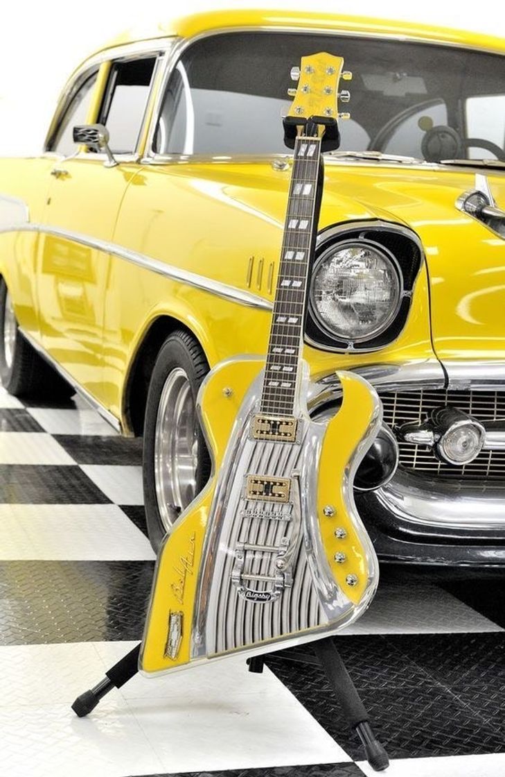 Moda Guitarra personalizada , Chevy bel air .