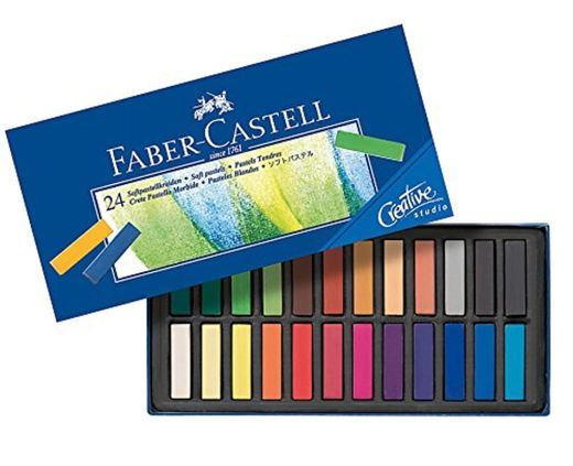 Faber-Castell 24 suave Half pastells