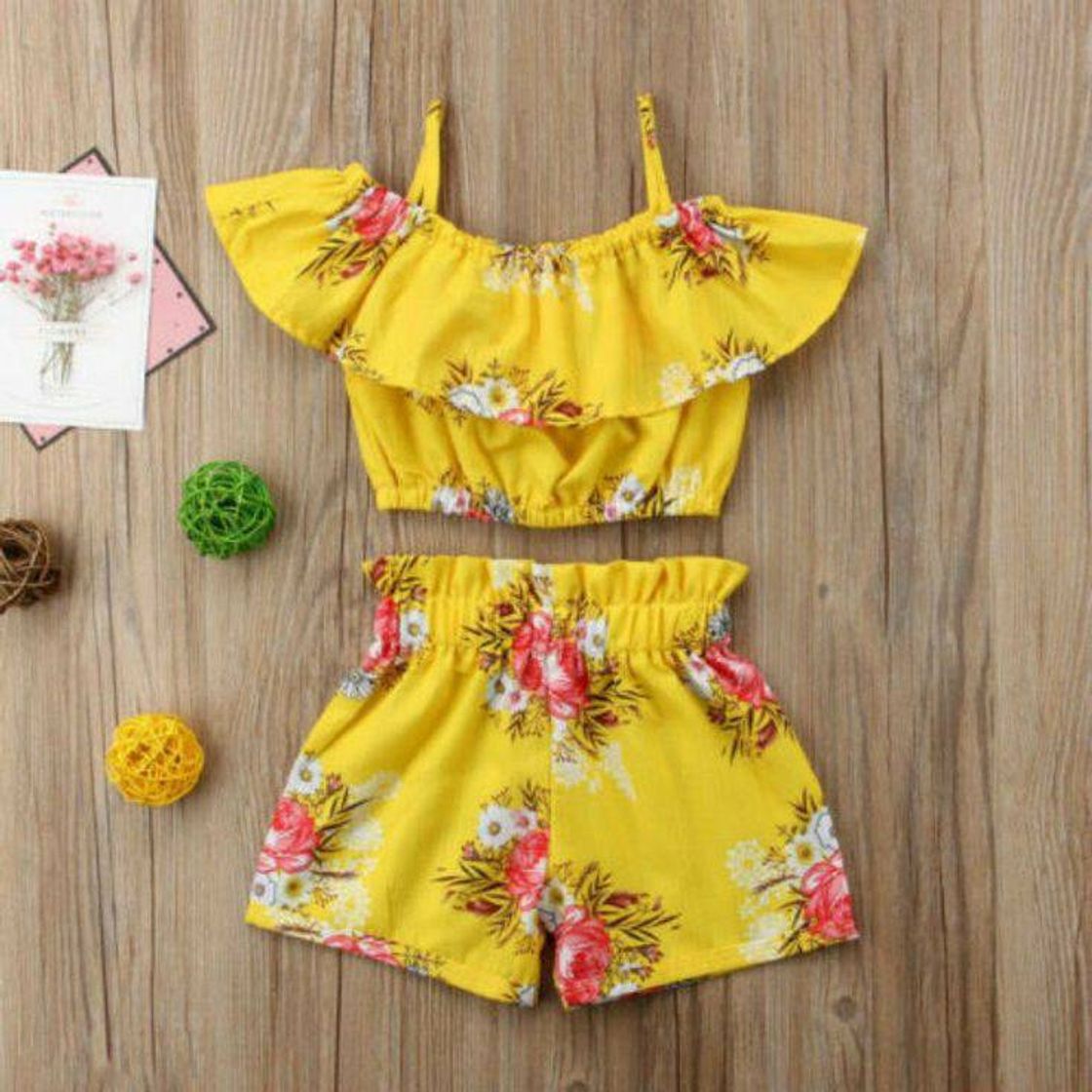 Fashion Looke infantil amarelo 