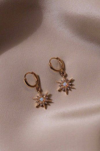 Stardust Opal Huggie Earrings | Jewelry - Chvker Jewelry