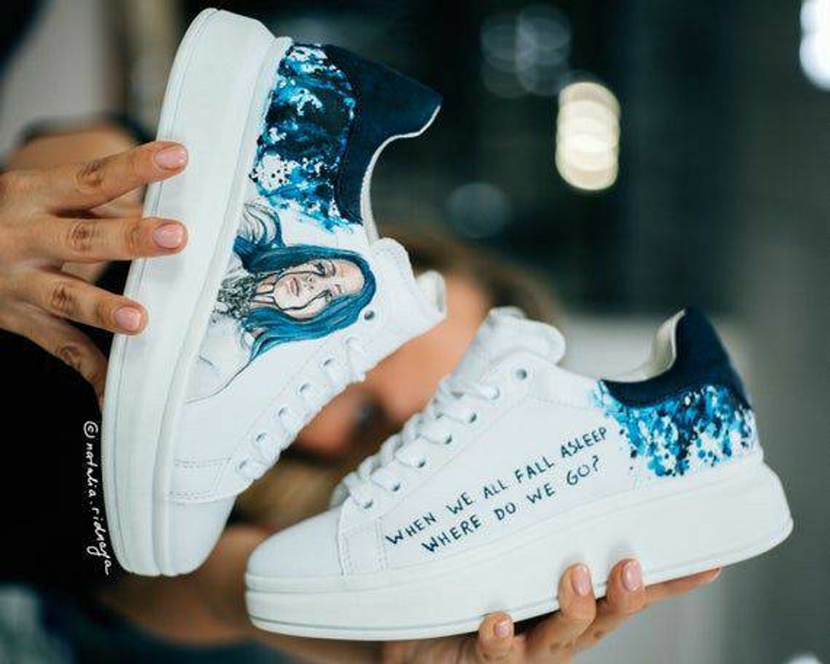 Moda Tênis Custom Billie Eilish