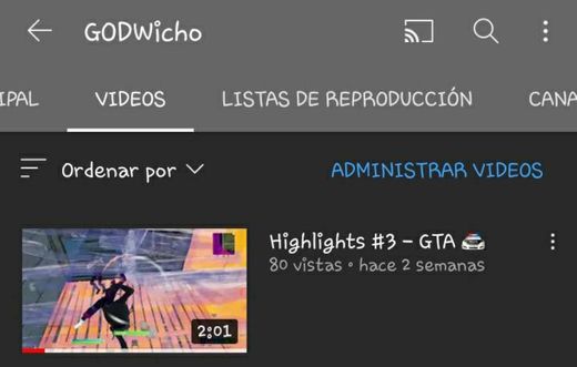 Mi ultimo video de highlights que subi