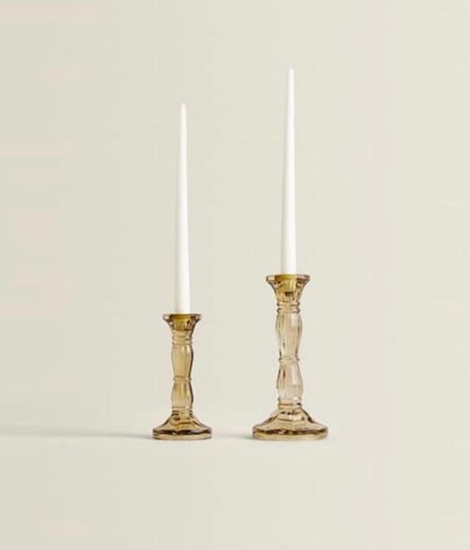 Product Candelabro vidro cinza 