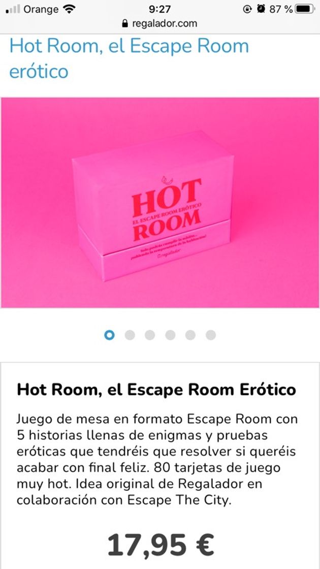 Moda Hot Room, el Escape Room erótico | Regalador.com