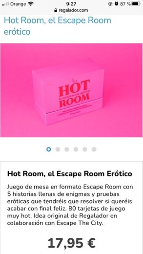 Hot Room, el Escape Room erótico | Regalador.com