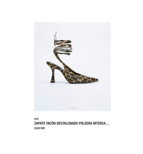 Zapato de tacón leopardo