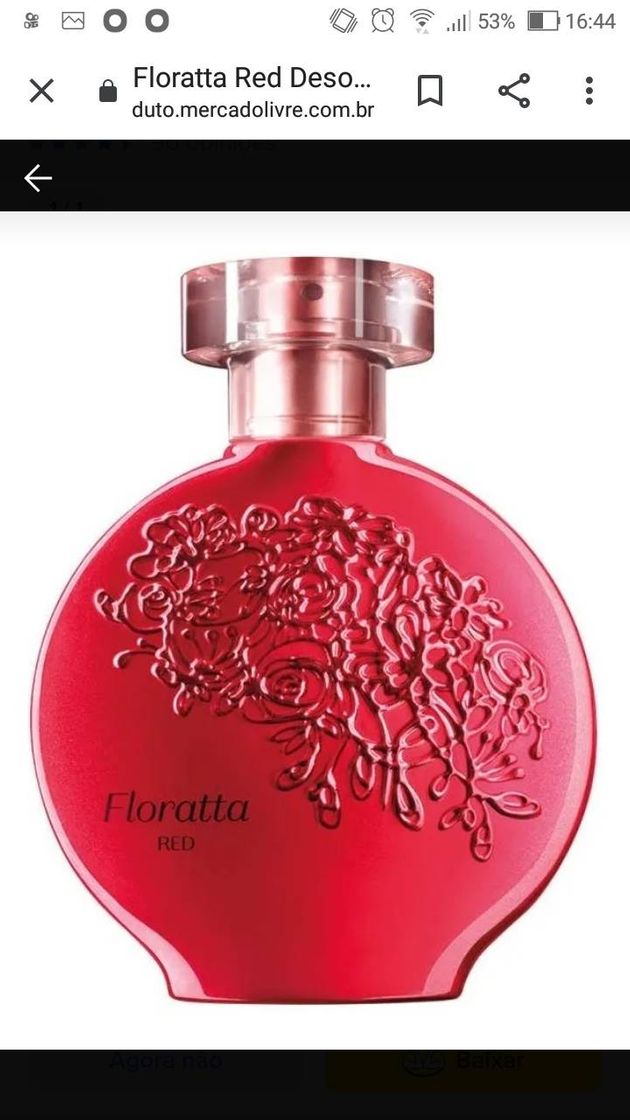 Moda Floratta red 