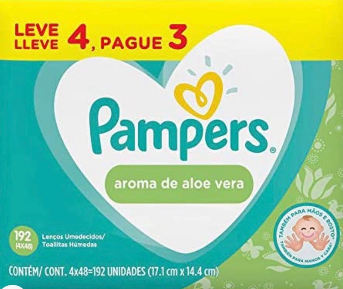 Productos Lenço umedecido Pampers