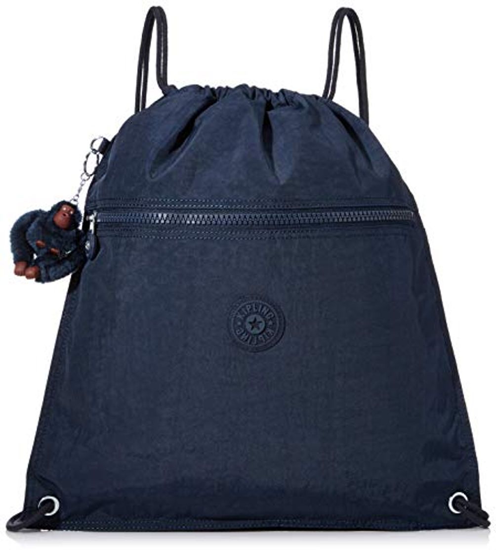 Moda Kipling SUPERTABOO Mochila escolar, 45 cm, 15 litros, Azul