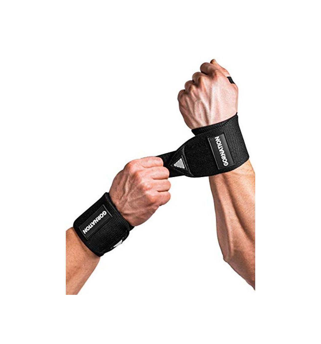 Producto GORNATION® Power Wrist Wraps/Muñequeras Gym para una máxima Estabilidad y Mejor Rendimiento