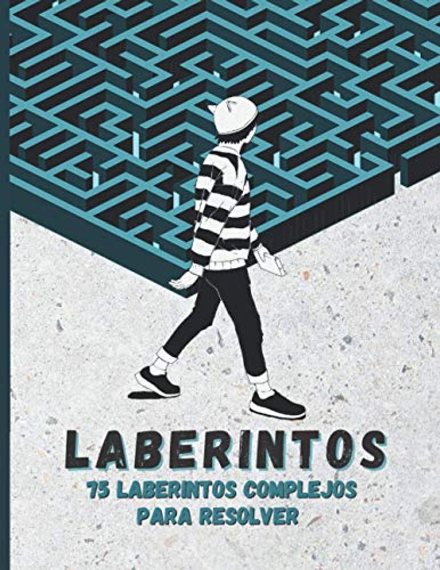Book Laberintos, 75 laberintos complejos para resolver: Libro de laberintos para adultos y adolescentes, 75 Puzzles desafiantes, tamaño gigante , divertidos juegos y rompecabezas