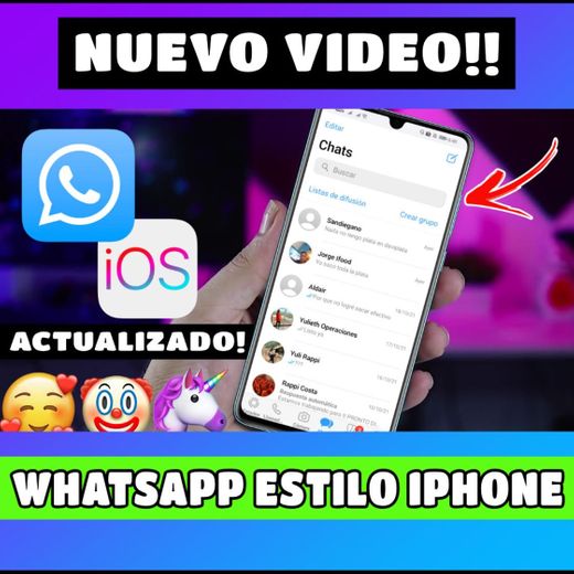 Nuevo Whatsapp Estilo Iphone Para Android (ULTIMA VERSION ...
