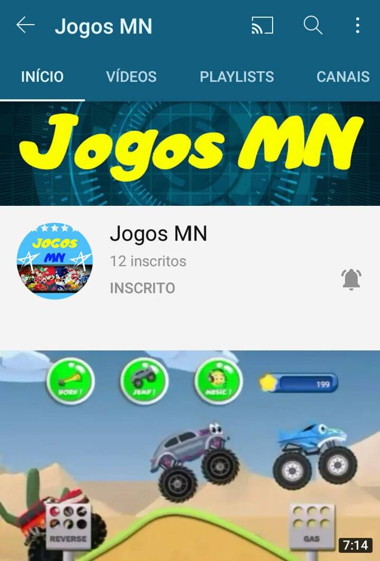 Videojuegos 6- Gameplay do Jogo Monster Trucks para Crianças