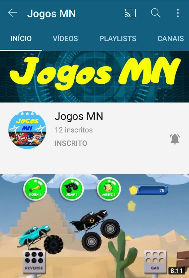 Videojuegos 5- Gameplay do Jogo Monster Trucks para Crianças