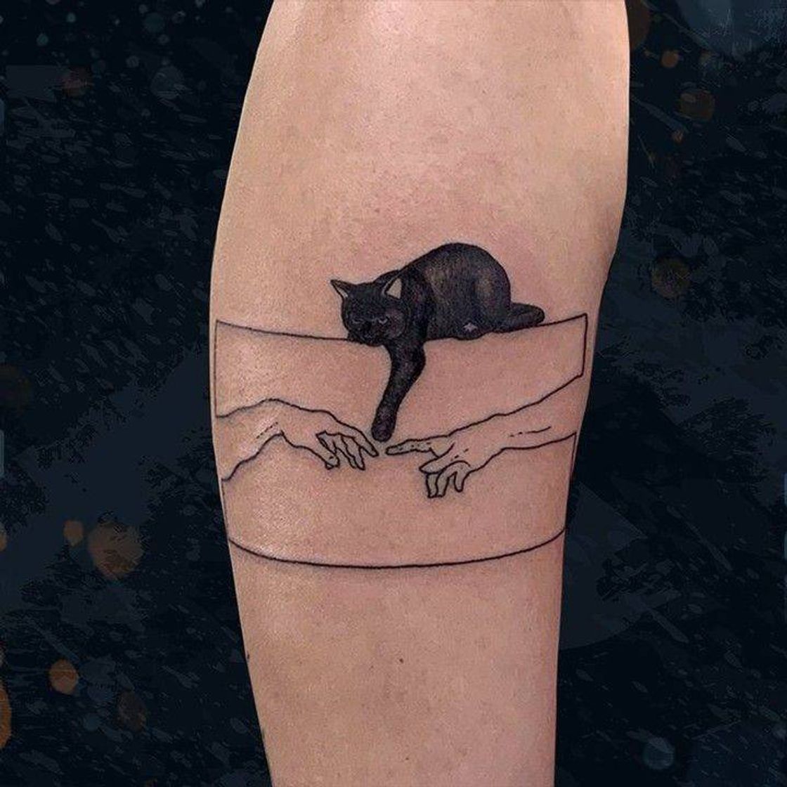 Moda tattoo de gatinho