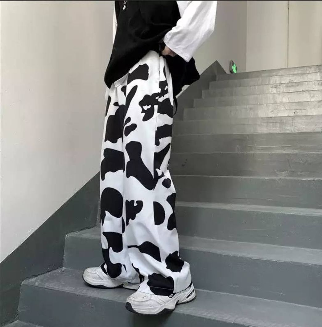 Moda Calça estampa de vaca 🐄✨