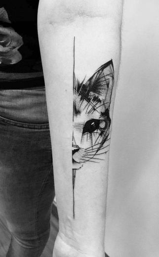 Tatuagem de gatinho