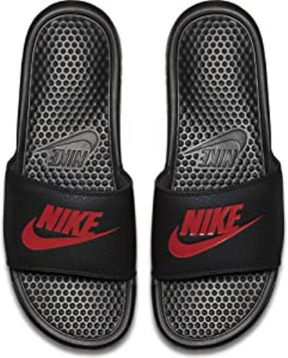 Nike Benassi JDI Print, Zapatos de Playa y Piscina para Hombre, Negro