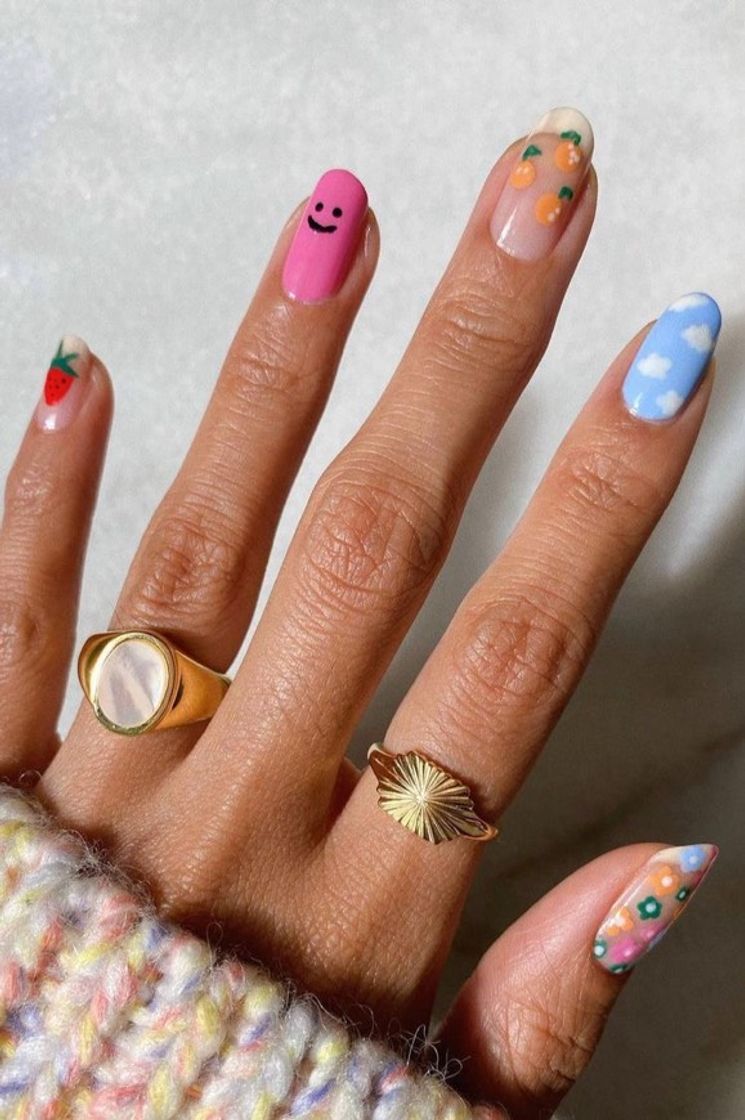 Moda inspiração de unhas 💅⚡️