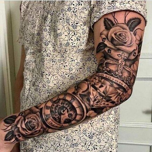 Tattoo fechamento de braço 