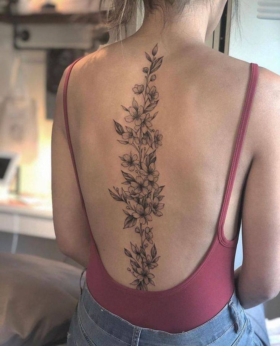 Fashion Tatuagem de flores