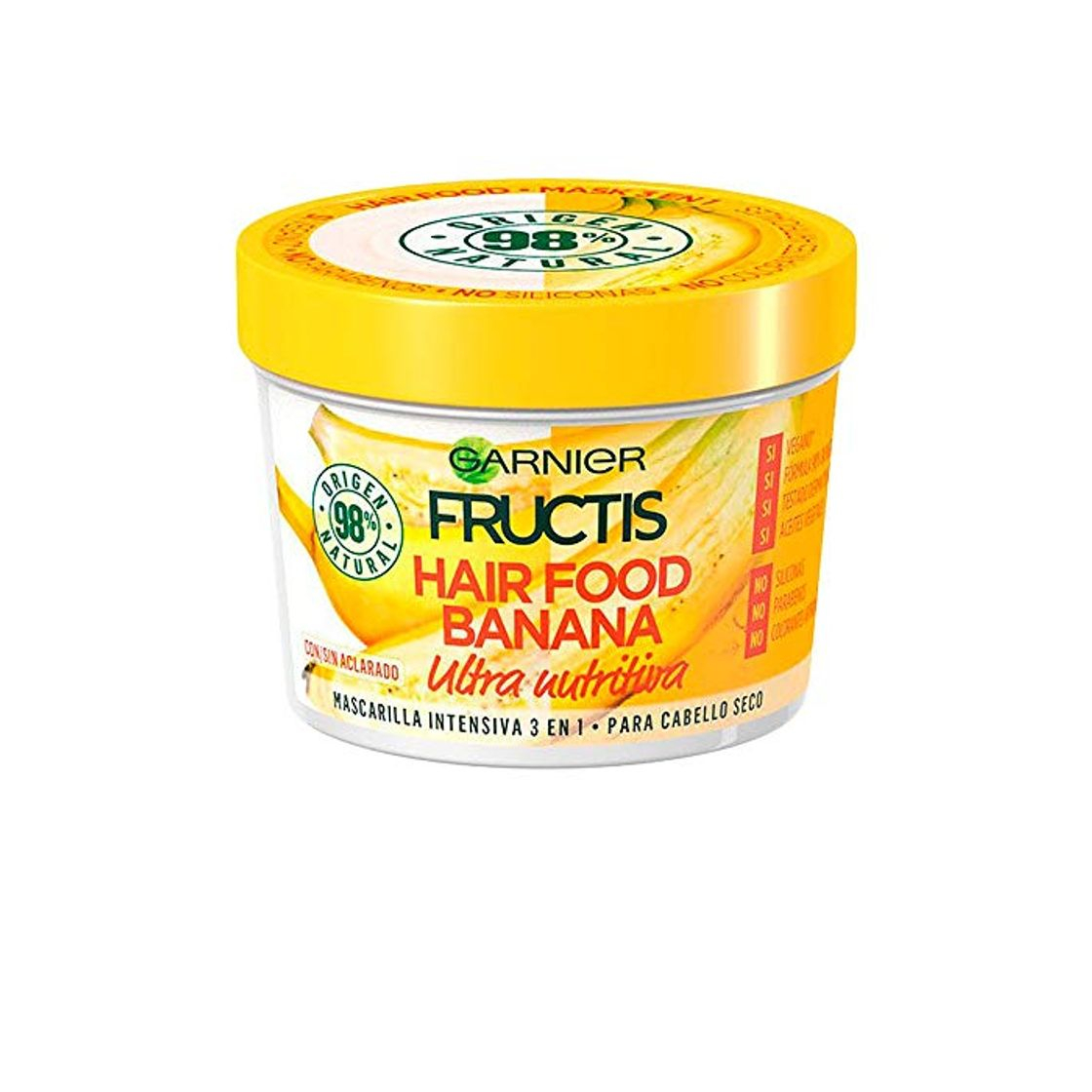 Belleza HAIR FOOD banana mascarilla ultra nutritiva 390 ml