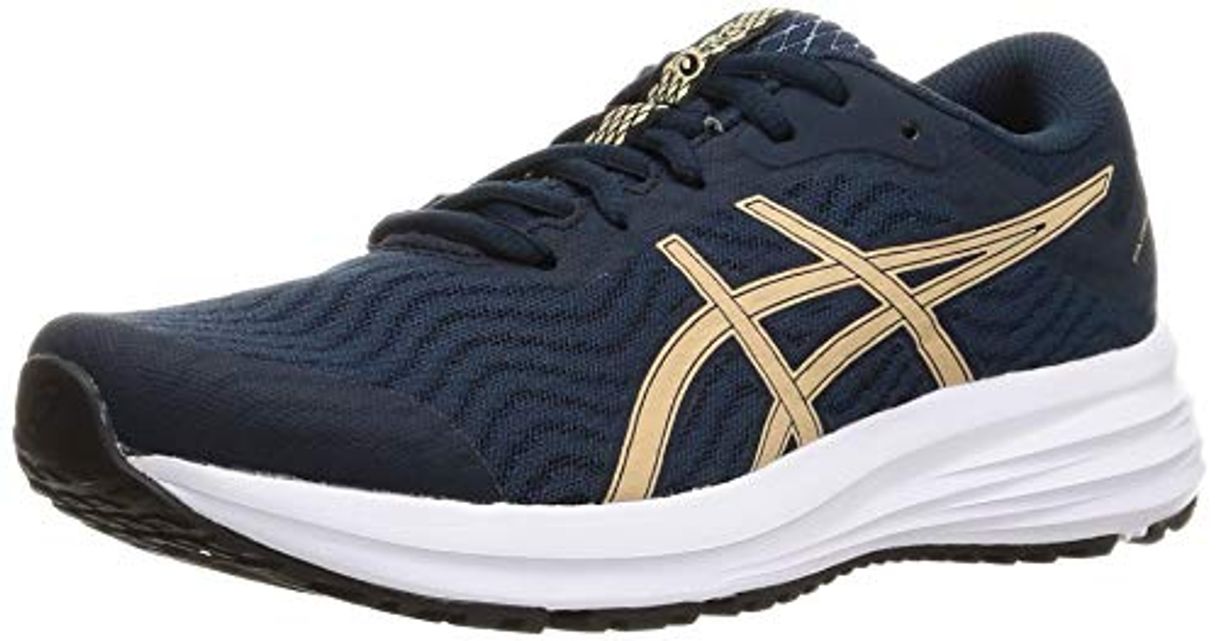 Moda Asics Patriot 12, Zapatos para Correr Mujer, Azul