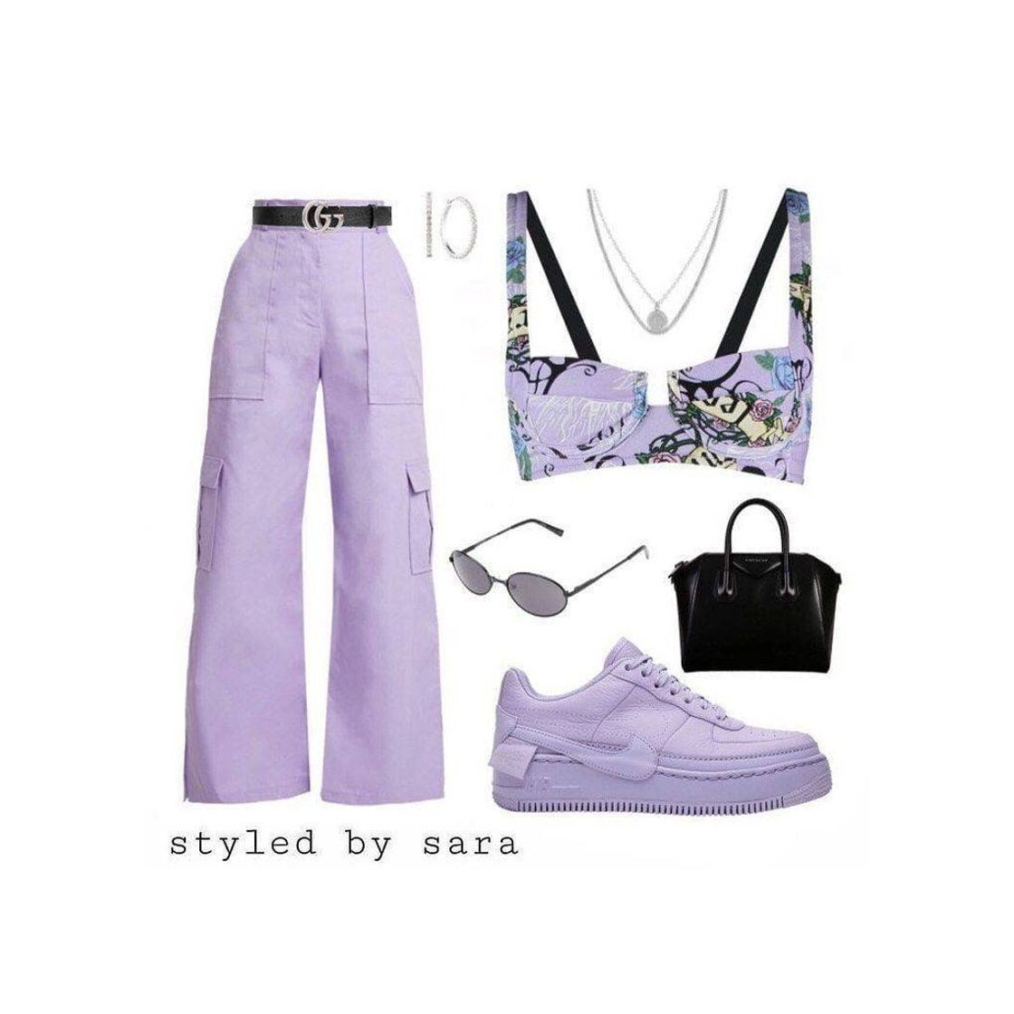 Moda Outfit roxo💜