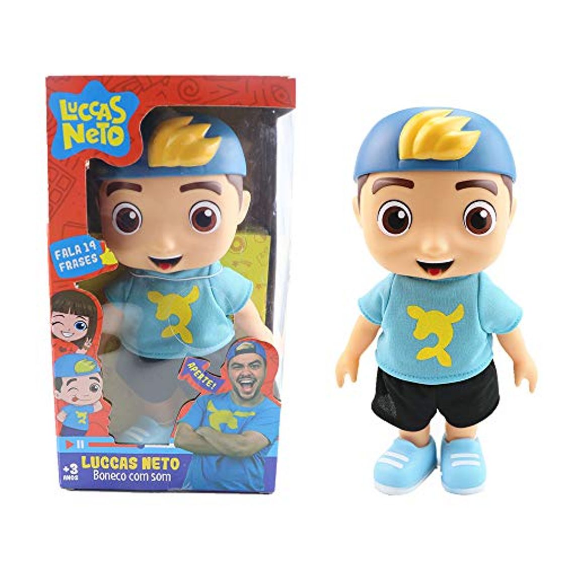 Social Luccas Net Action Figure Brinquedos 25 cm Modelo de Boneca de Vinil