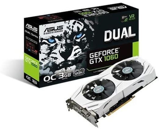 Asus Geforce GTX 1060 3GB Dual Video Graphics Card DUAL