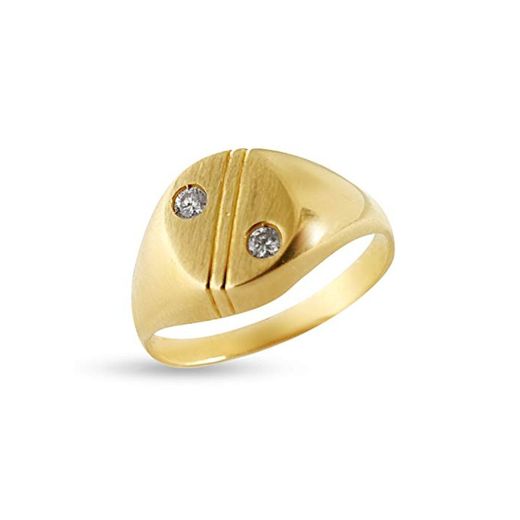 Anillo hombre oro anillo hombre meñique de oro 18 kt 750 con