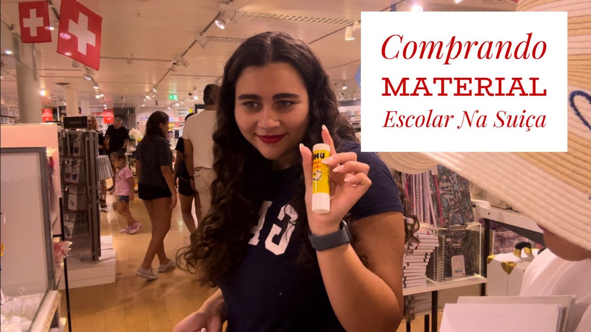 Social Comprando material escolar na Suiça 