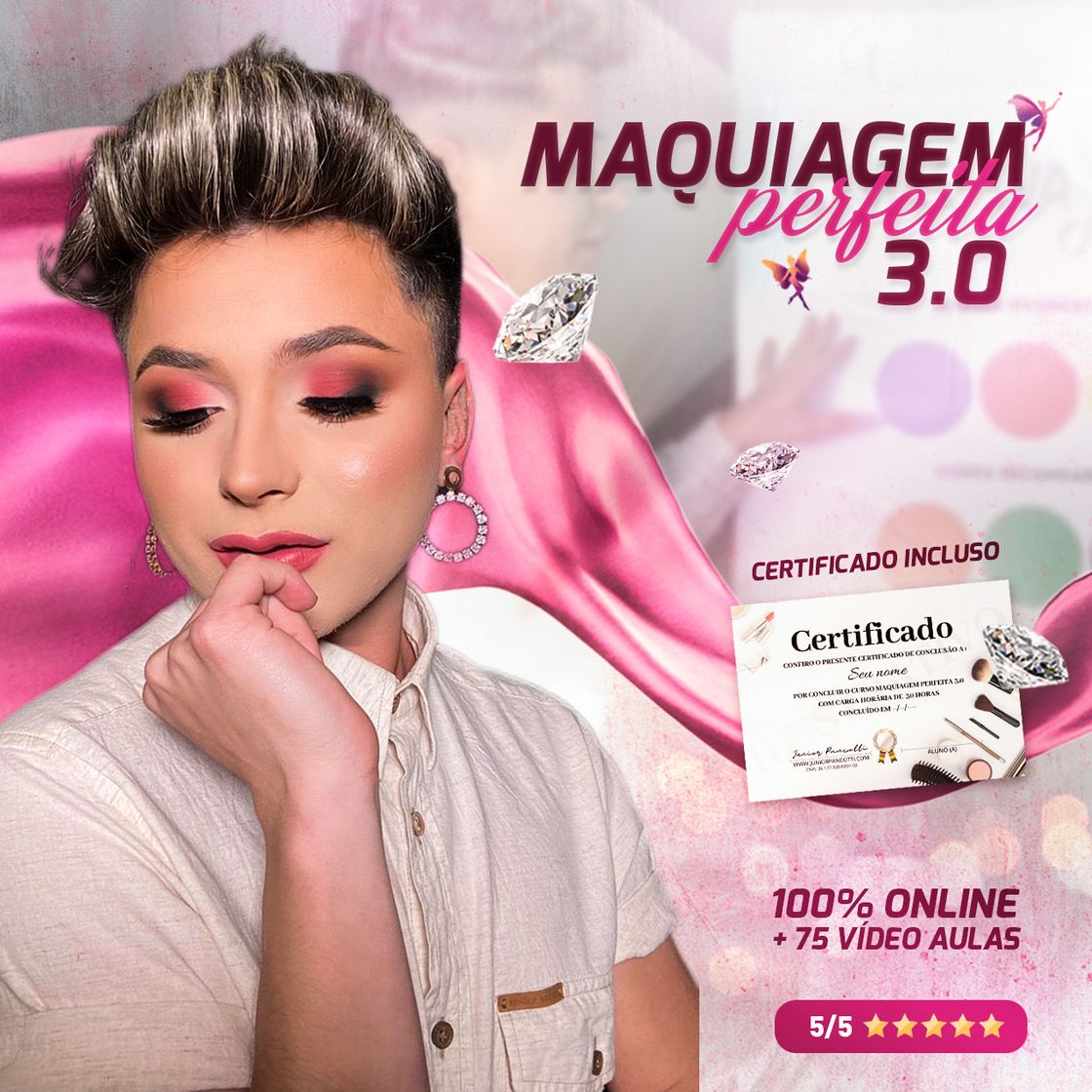 Moda Curso de Maquiagem Perfeita 3.0