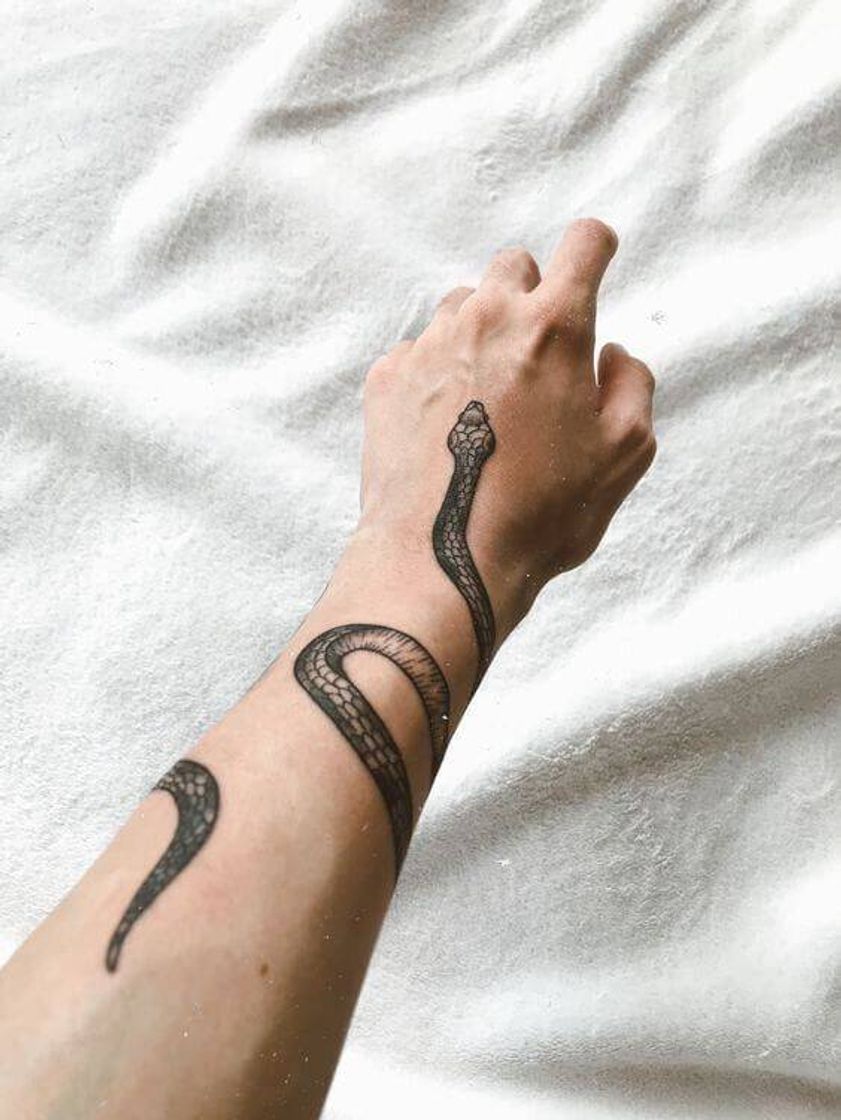 Moda tatuagem de cobra