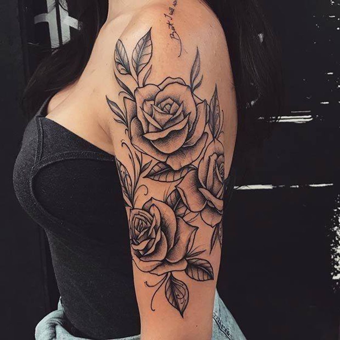 Fashion Tattoo feminina rosa