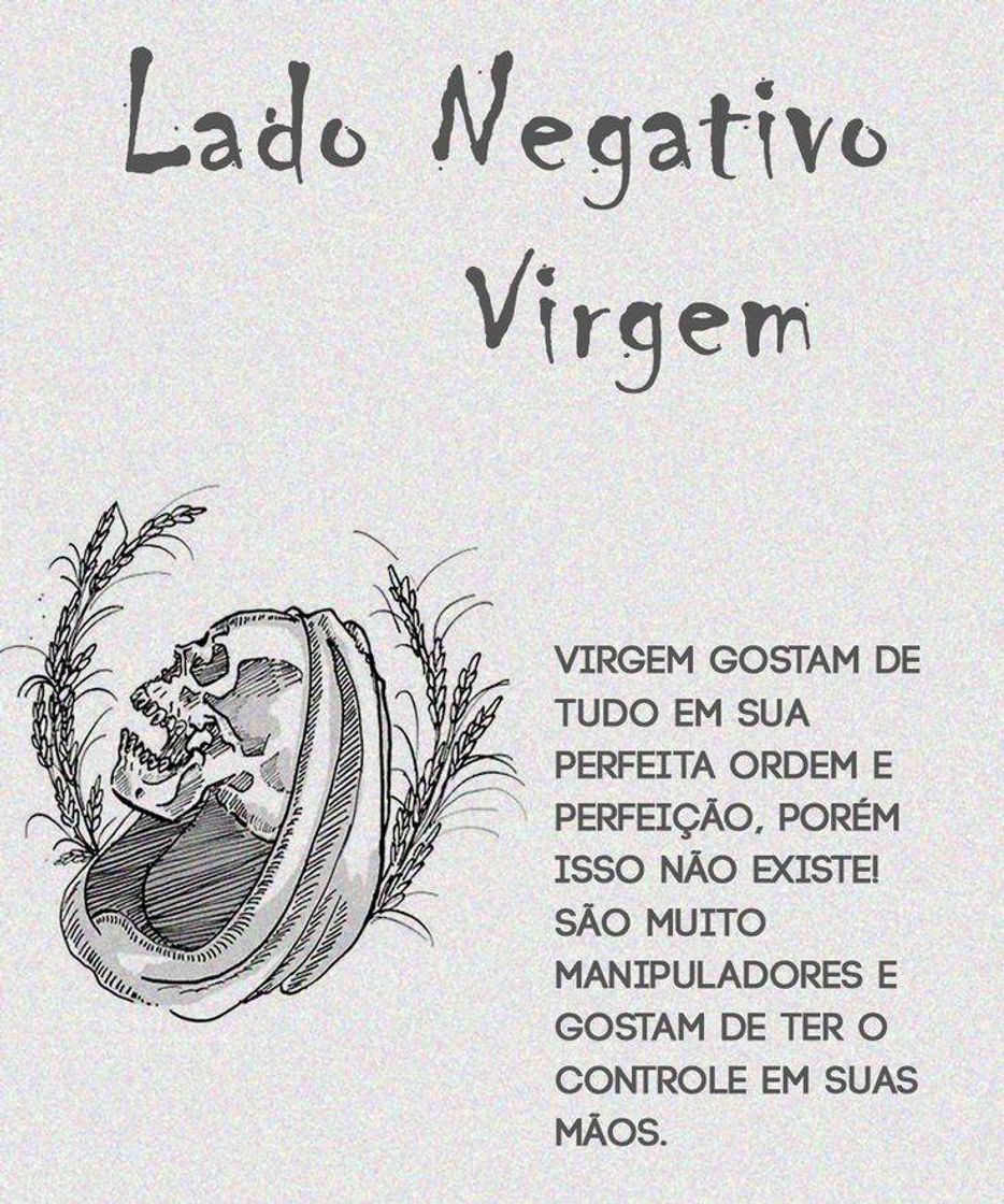 Fashion Lado negativo de Virgem 